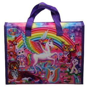 Lisa Frank  Trifold binder Unicorn